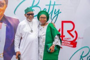 Read more about the article AKEREDOLU, WIFE CELEBRATE 42 YEARS OF MATRIMONY