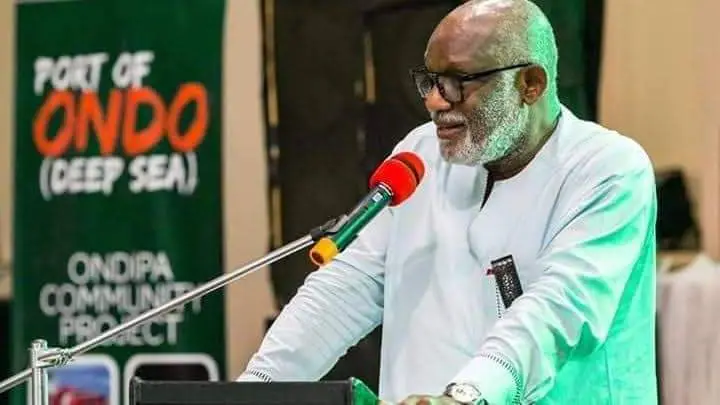 You are currently viewing FG’s approval of Ondo Deep Sea Port cheering — Akeredolu